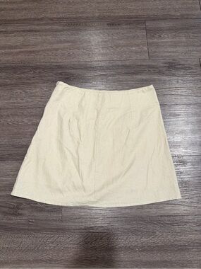 Princess Polly Cream Mini skirt